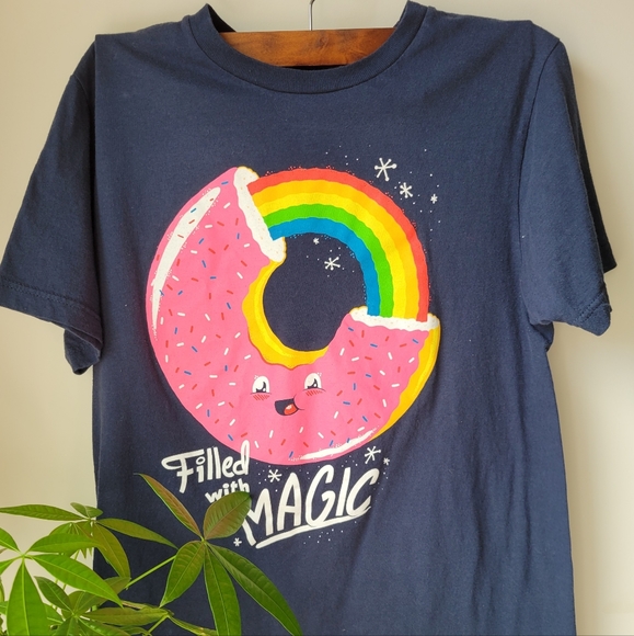 Black Matter Tops - Black matter blue short sleeve shirt